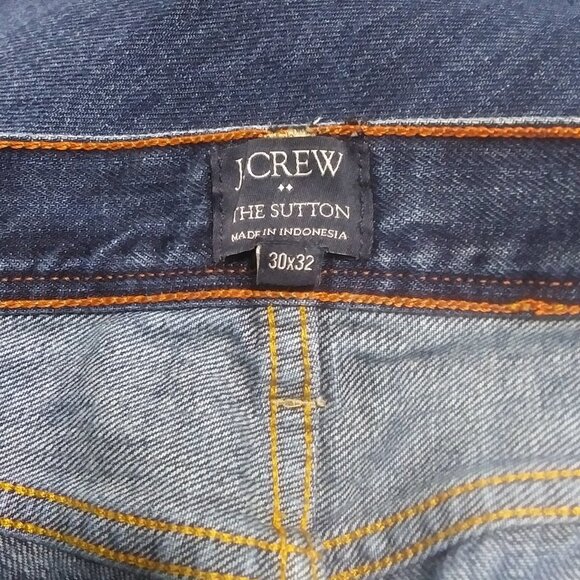 J. Crew Jeans The Sutton Straight Leg Blue Denim Sz 30 x 32 - Picture 4 of 7